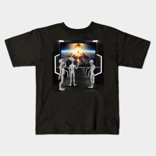 The Last Witnesses: Earth's Destruction Kids T-Shirt